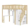 MODFU Hochbett Etagenbett 90x200cm mit Rausfallschutz und Produktbild-Vorschau 10