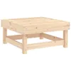 Gartenhocker mit Kissen Massivholz Kiefer Produktbild-Vorschau 3
