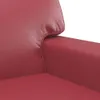 vidaXL 2-Sitzer-Sofa Weinrot 140 cm Kunstleder Produktbild-Vorschau 8