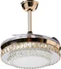 BELIANI Deckenventilator Gold Metall Kristall-Optik mit Produktbild-Vorschau 5