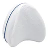 A white ergonomic memory foam pillow designed to be placed between the knees. Anteprima dell’immagine prodotto