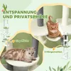 Arbre à chat PawHut Hauteur de plafond, arbre à chat, Voir les images du produit 7