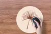 MuchoWow® Mauspad Mousepad Sommer - Pflanze - Pastell 40x40 Produktbild-Vorschau 3