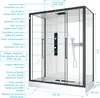 Cabine de douche RECTANGLE 160x85x217cm - FACTORY 2 XXL Voir les images du produit 4