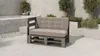 Lermowood Palettenmöbel Mpe Eckbank 100 x 60 cm Grau | Produktbild-Vorschau 2