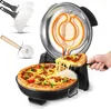Elektryczny piec do pizzy VEVOR o mocy 1200 W z kamieniem Podgląd zdjęcia produktu 1