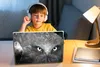 MuchoWow® Laptop Aufkleber Sticker Cover Adler - Schwarz - Produktbild-Vorschau 3