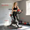 HOMCOM Indoor Cycling Bike Trainer Home Gym Fahrradtrainer Produktbild-Vorschau 3