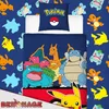 Pokemon Kinder Wende-Bettwäsche Pikachu Glurak Bisaflor Produktbild-Vorschau 4