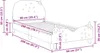 Estructura de cuna para bebé, color rosa, con cabecero, 90 Vista previa de la imagen del producto 8