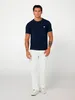 Herren Baumwolle T-Shirt Blau: Super Slim Fit mit Produktbild-Vorschau 18