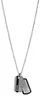 Fossil JF00494 Collier homme en acier inoxydable noir 59,5 Voir les images du produit 7