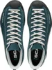 Paar Scarpa Mojito Schuhe in grün mit weißen Schnürsenkeln und schwarzer Gummispitze von oben Náhľad obrázku produktu