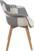 Lot de 2 Fauteuils - HOME DECO FACTORY - Patchwork - Voir les images du produit 3