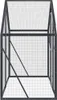 vidaXL Voliere Anthrazit 179x100x185 cm Aluminium Produktbild-Vorschau 4