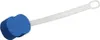 A blue sponge with a long white handle, isolated on a white background. Anteprima dell’immagine prodotto