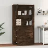 The Living Store Highboard Räuchereiche Holzwerkstoff Produktbild-Vorschau 1