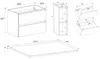 Rodan Mobile sottolavabo sospeso 100cm - Cashmere Opaco - Anteprima dell’immagine prodotto 7