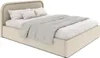 FEDVE Polsterbett JUKO aus Bouclé-Stoff 180x200 cm, Beige Produktbild-Vorschau 5