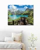 Diamondi - Diamond painting - TREPPE ZUM SEE, 40X50 cm, Produktbild-Vorschau 2