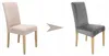 Stuhlhusse Stretch Grau - Samt - 4 Stück - Universal - Produktbild-Vorschau 11