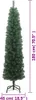 vidaXL Sapin de Noël artificiel élancé avec support vert Voir les images du produit 5