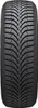 A close-up, top-down view of a car tire tread. Produktbild-Vorschau