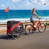 Rimorchio per cani Wiltec 220x700x78cm rosso-nero con Anteprima dell’immagine prodotto 12