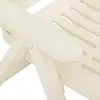 vidaXL Chaises de jardin réglables 2 pcs. Plastique blanc Voir les images du produit 9