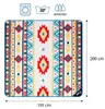 NC8022 Aztécka pikniková deka 195x200 cm Nils Camp Náhľad obrázku produktu 3
