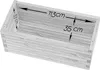 Pflanzkasten Holz mit Vlies 120x42x38cm naturbraun - XXL Produktbild-Vorschau 5