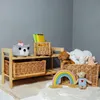 Creative Home 4 x Malý prútený košík  40x30x24 cm | Sada 4 Náhľad obrázku produktu 6