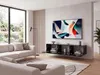 FineBuy Lowboard Hängend Marmor-Optik Schwarz 160x30x30 cm Produktbild-Vorschau 2