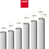 NOOR PVC Sichtschutzmatte SIGHT - 160 x 300 cm - Weiß - Produktbild-Vorschau 2