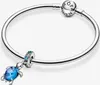 A silver Pandora bracelet with a turtle charm. Anteprima dell’immagine prodotto