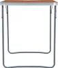 vidaXL Skládací kempingový stůl s kovovým rámem 80 x 60 cm Náhled obrázku produktu 3