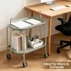 Carrello da cucina con ruote, 3 ripiani, carrello di Anteprima dell’immagine prodotto 9