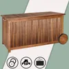 CASARIA® Coffre de rangement en bois 350 L roues poignée Voir les images du produit 3