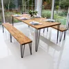 4 x Tafelpoten van 71 cm, model "Hairpin", met 3 strepen - Productafbeelding-voorbeeld 4
