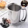 Edelstahl Pfannkuchenteigspender Handheld Pancake Batter Produktbild-Vorschau 5