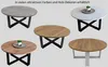 Design Couchtisch DA-333 rund Wohnzimmertisch Tisch 86 x 42 Produktbild-Vorschau 5
