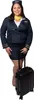 Plus Size Stewardess-Kostüm für Damen blau - XXL Produktbild-Vorschau 1