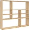 vidaXL Nástenná polica Sonoma Oak 90x16x78 cm odvodený Náhľad obrázku produktu 1