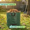 2er-Set XL Garten Abfallsack, je 272  Liter, Ø 67 x 76 cm - Produktbild-Vorschau 2