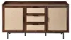 CALICOSY -  Sideboard Nussbaumdekor 2 Türen 3 Schubladen Produktbild-Vorschau 1