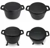 HAGE Dutch Oven Gulaschkessel aus Gusseisen emailliert mit Produktbild-Vorschau 3