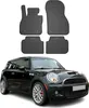 2007-2014 Mini Clubman tappetini in gomma nera 4 pezzi Anteprima dell’immagine prodotto 1