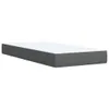 Boxspringbett mit Matratze Dunkelgrau 100x200 cm Stoff Produktbild-Vorschau 9
