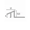 Rampenprofil Anpassungsprofil 12.5 x 17 x 2500 mm Produktbild-Vorschau 2