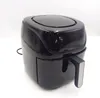 A black air fryer is shown against a white background. Produktbild-Vorschau